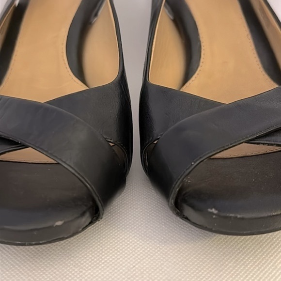 Nurture Leather Sling Back Comfort Heels Size 9 - GUC - Picture 7 of 14